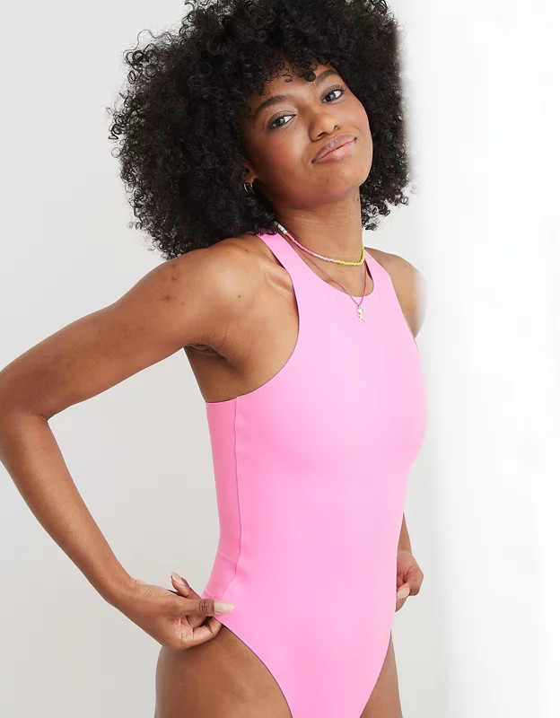 SMOOTHEZ Racerback Bodysuit | Aerie