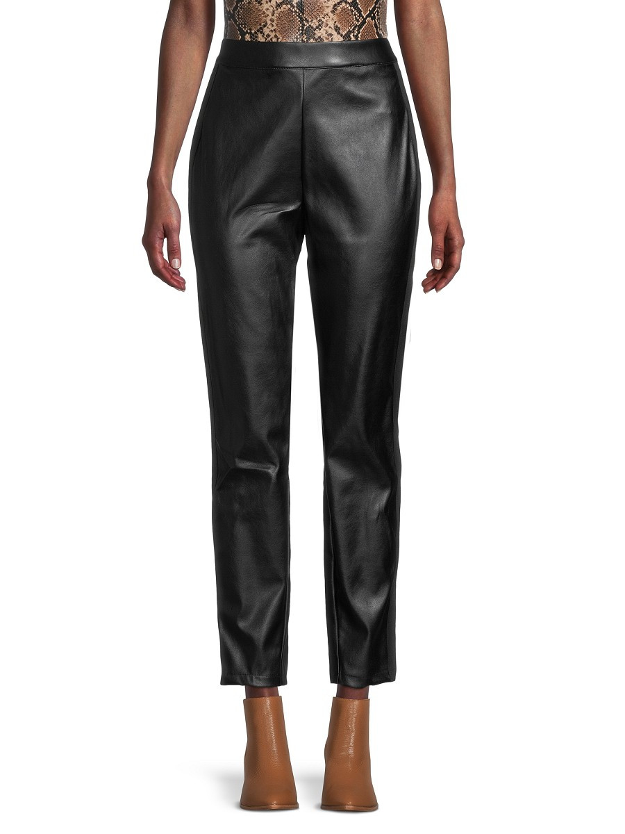 H Halston Women's Faux Leather Pants - Black - Size S | Saks Fifth Avenue OFF 5TH