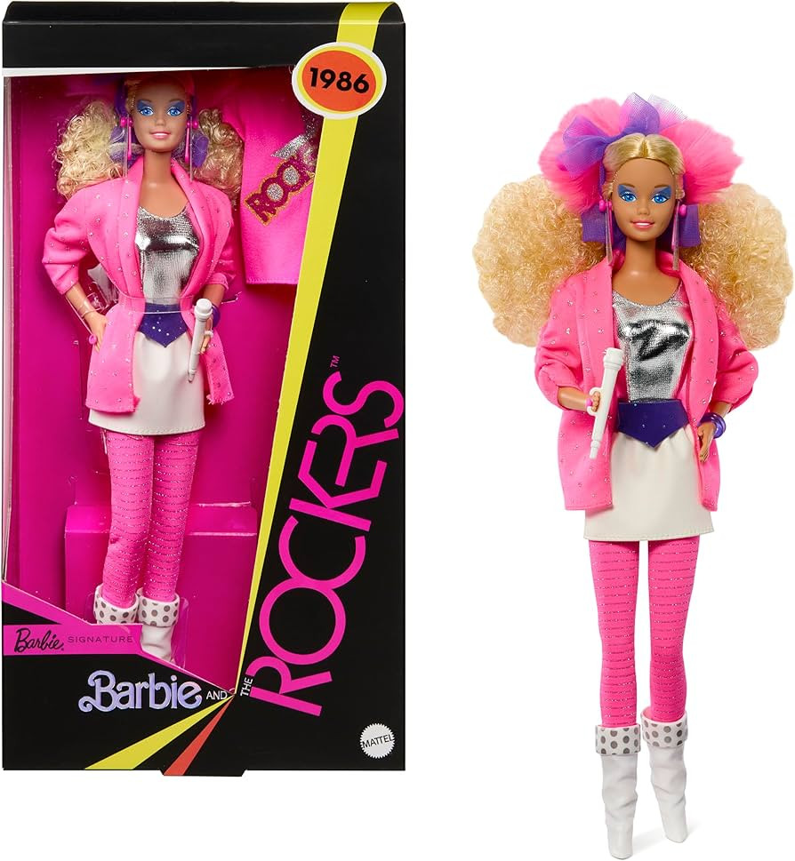 Barbie Signature Doll, and The Rockers Collectible Repro Doll, 40th Anniversary of 1986 Line, Dol... | Amazon (US)
