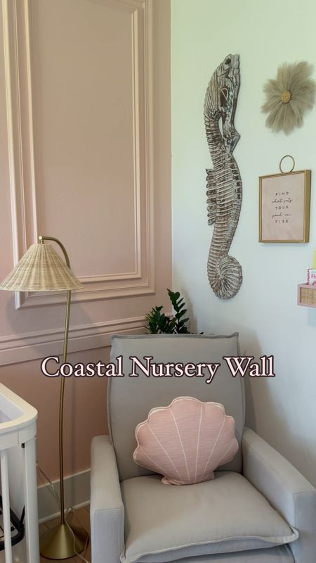 Linked what I could from baby girl’s coastal nursery wall! Seahorse was from a shop in Galveston and the wall decor that isn’t linked was all from Hobby Lobby clearance. 

Baby girl nursery, coastal home decor, target home decor, book shelf, beachy decor 

#LTKHome #LTKVideo #LTKBaby