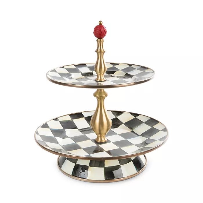Courtly Check Enamel Two-Tier Sweet Stand | Bloomingdale's (US)