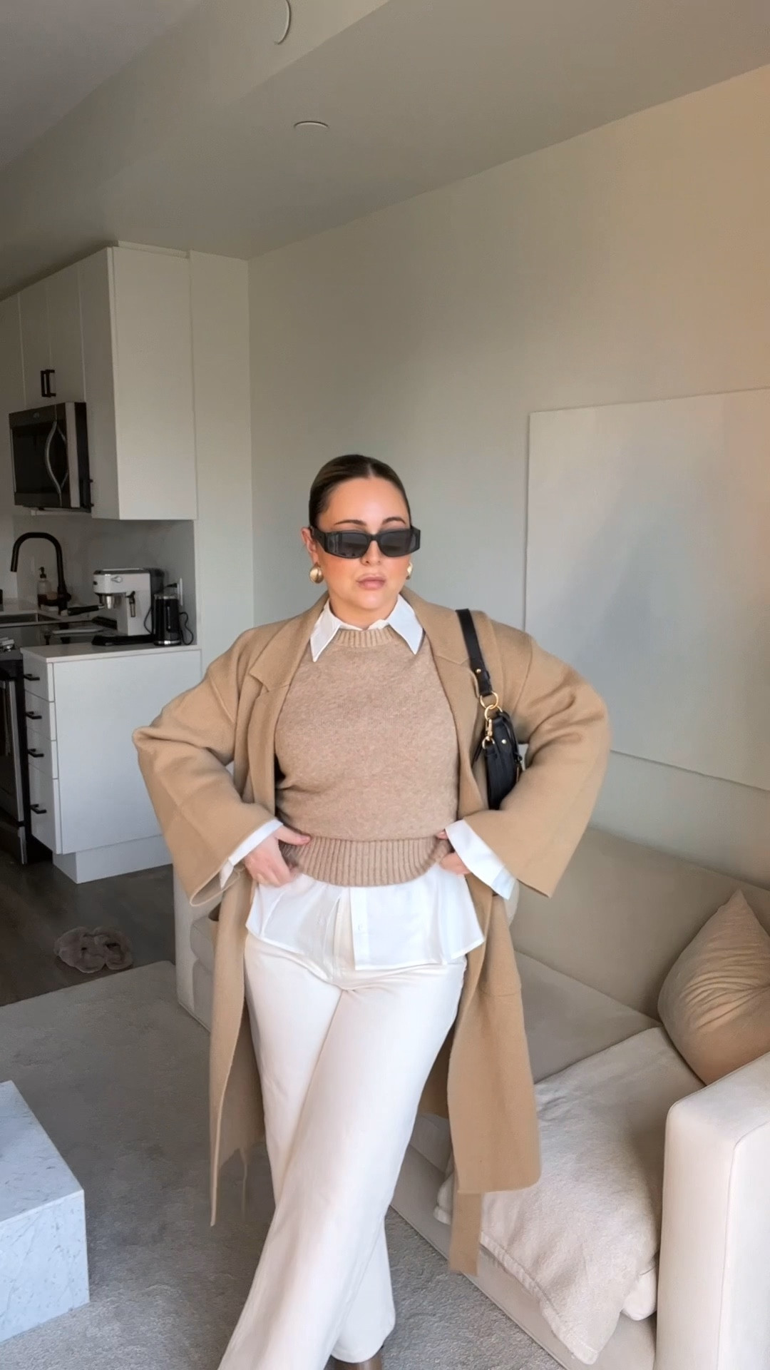 9-5 Style Fall Outfit 🤎 This must-have sweater coat from amazon is one of my favorite new pieces. 

#LTKmidsize #LTKSeasonal #LTKstyletip