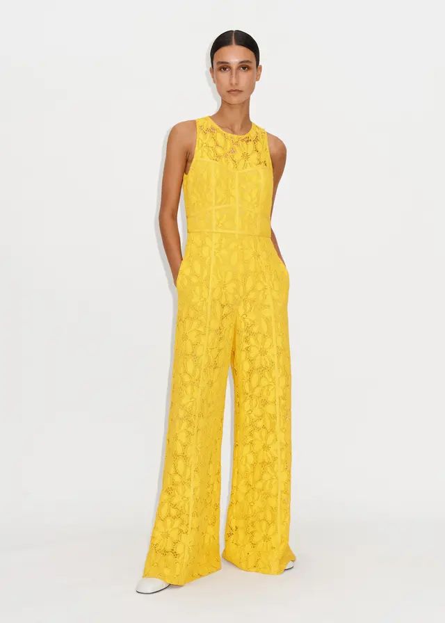 Statement Guipure Lace Jumpsuit | ME + EM