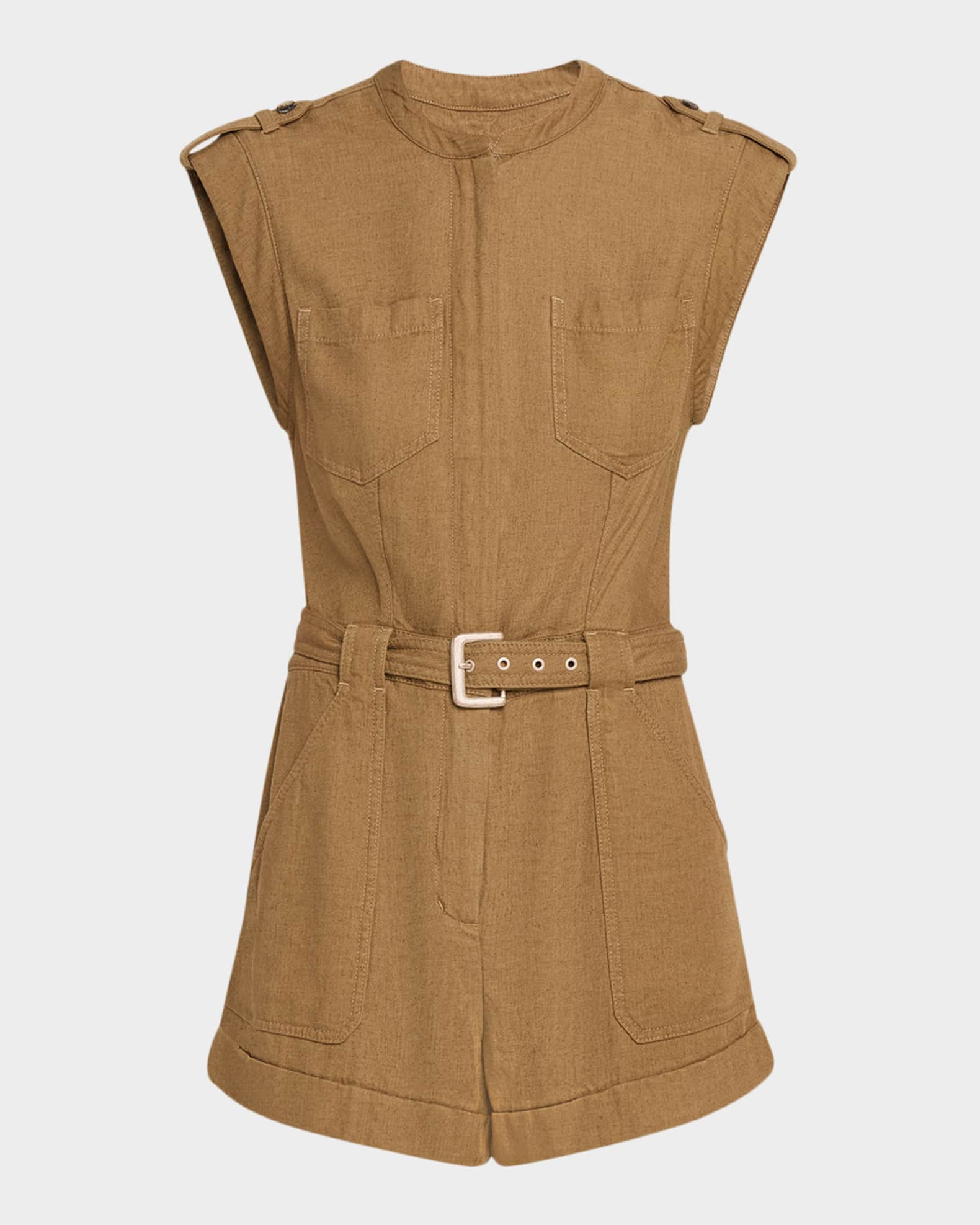 Tinka Belted Romper | Neiman Marcus