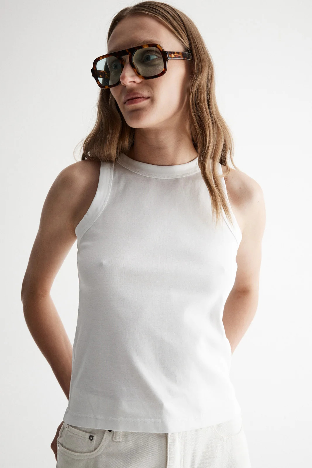 Zoe Tank White | Elka Collective