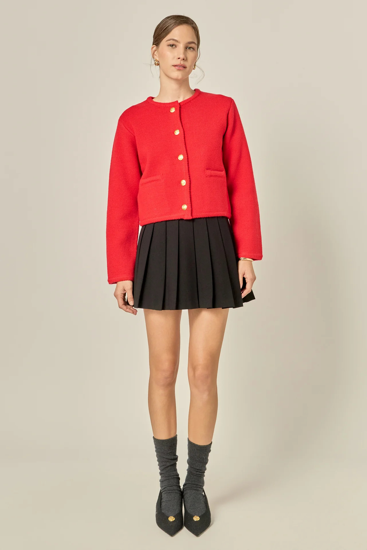 Knit Sweater Cardigan | English Factory