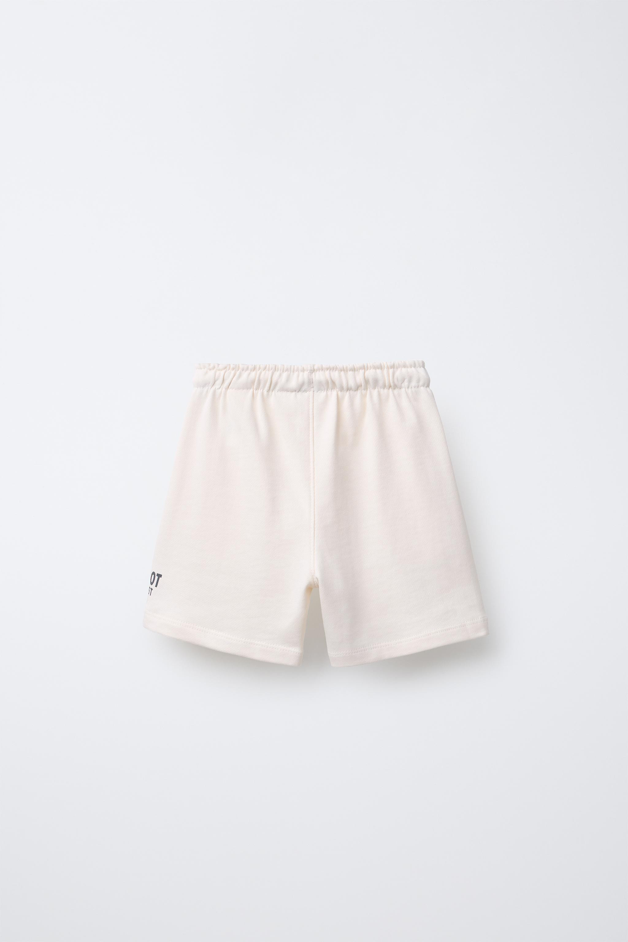 PLUSH TEXT SHORTS | Zara US