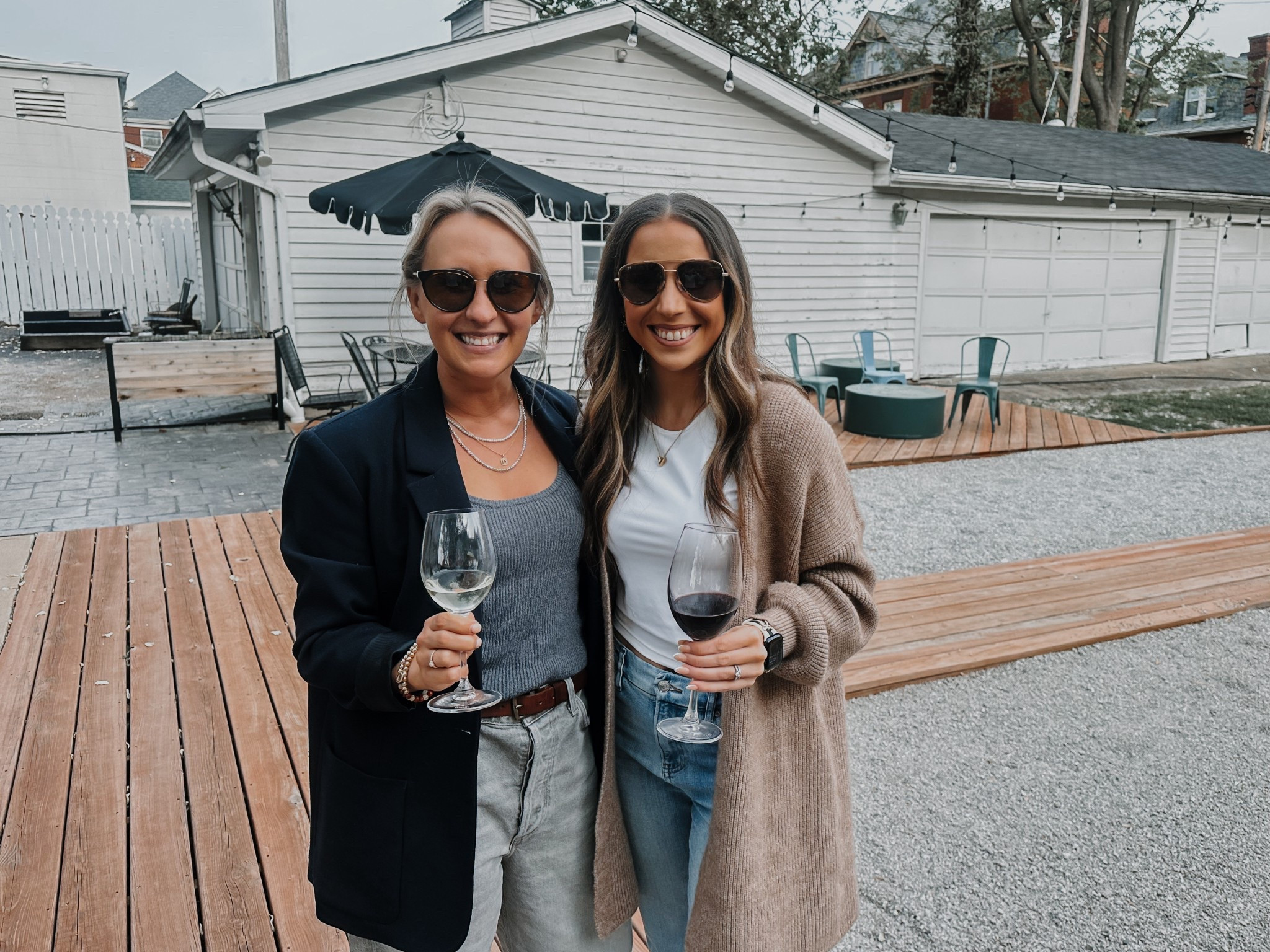 Winery day spring outfits. Casual spring outfits. Wearing a size small in both top and cardigan! This tee has the perfect stretch and material to dress up or down 

#LTKSeasonal #LTKFindsUnder50 #LTKSaleAlert