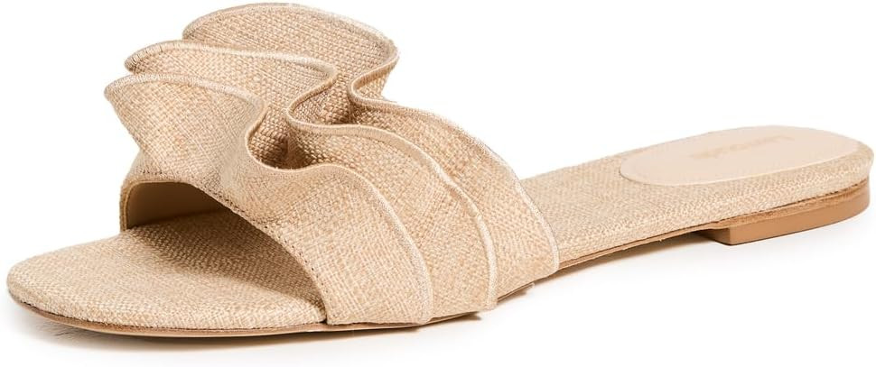 Larroude Women's Ivy Ruffle Sandals | Amazon (US)