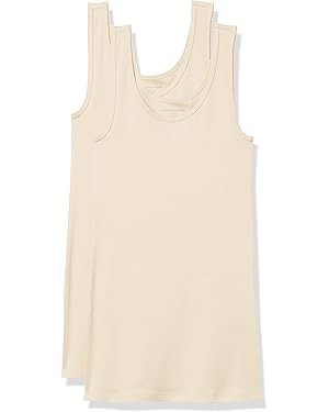 Amazon Essentials Women's Slim-Fit Tank, Pack of 2 | Amazon (US)