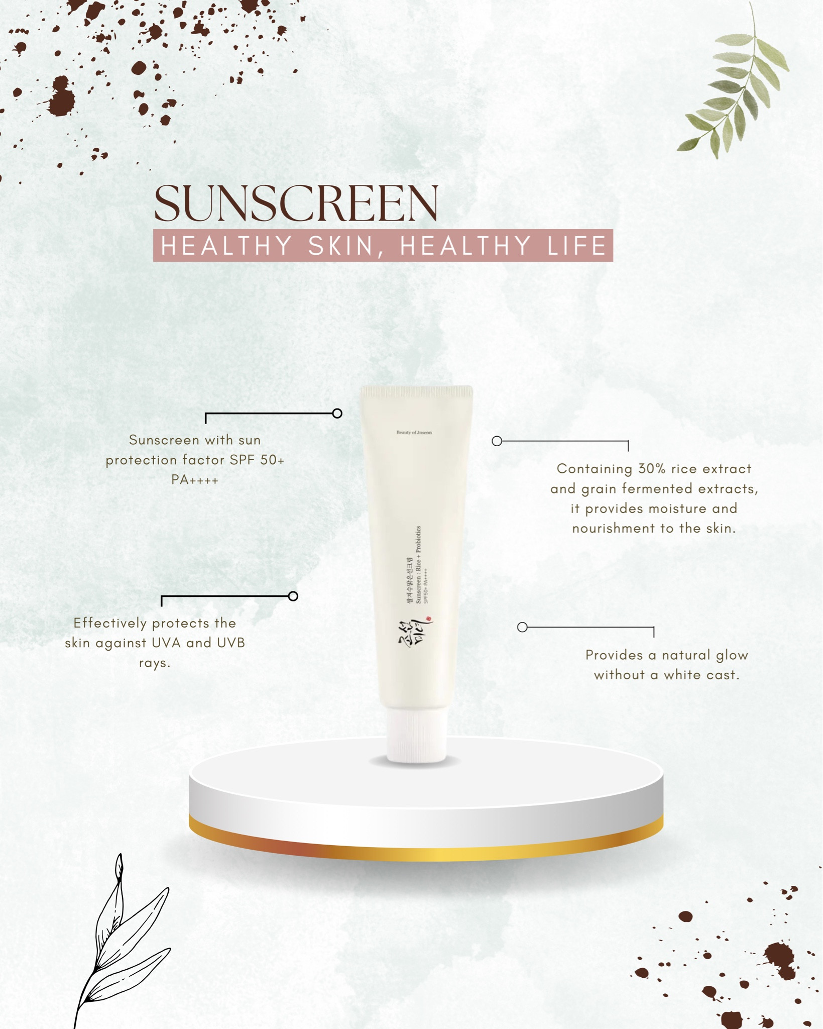 Sunscreen with sun protection factor SPF 50+ PA++++ that effectively protects the skin against UVA and UVB rays. This product keeps the skin supple and hydrated. It also doesn’t leave a white cast and it’s not sticky. 

#LTKxSephora #LTKbeauty #LTKeurope