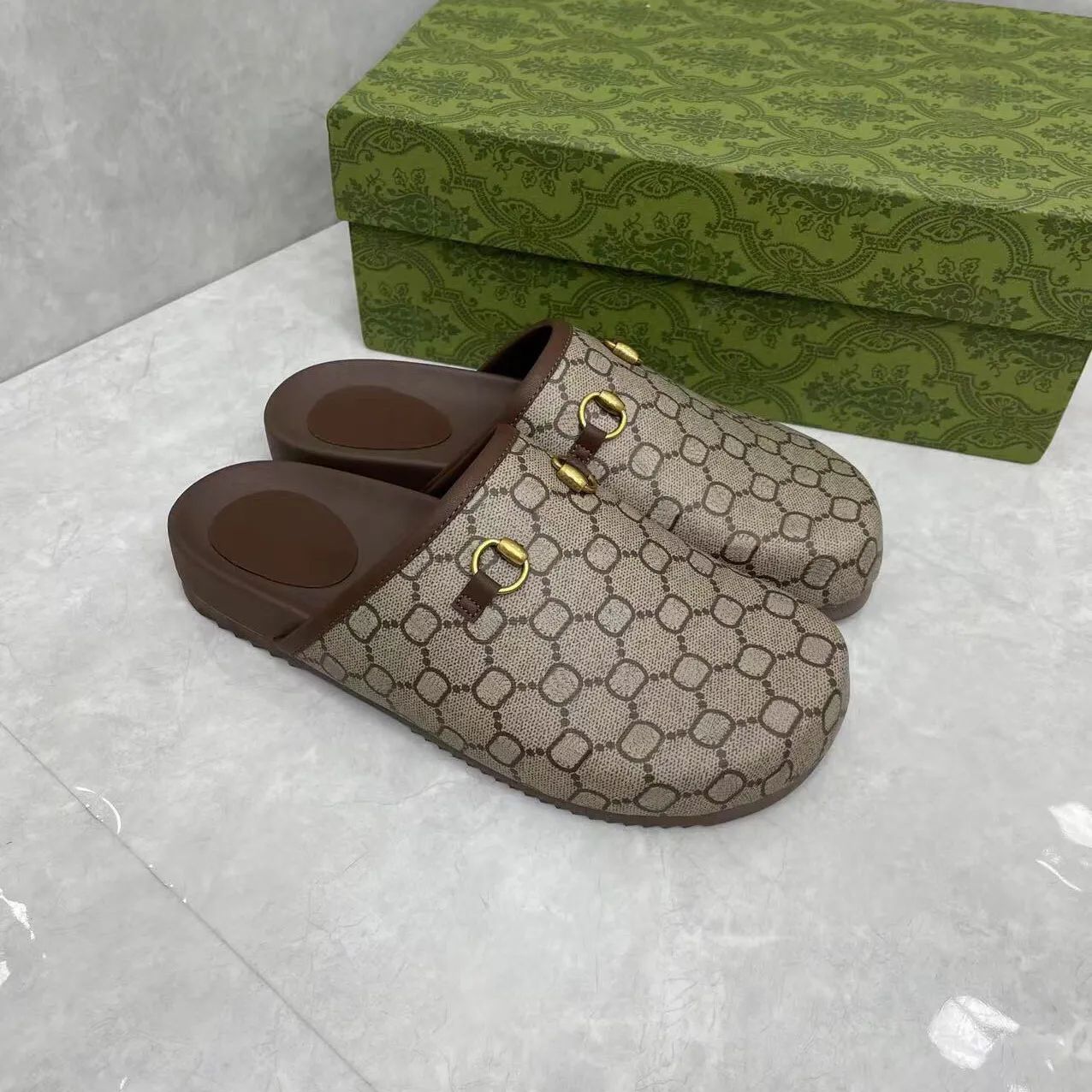 Designer Slipper Luxury Men Women Sandals Brand Slides Fashion Slippers Lady Slide Thick Bottom D... | DHGate