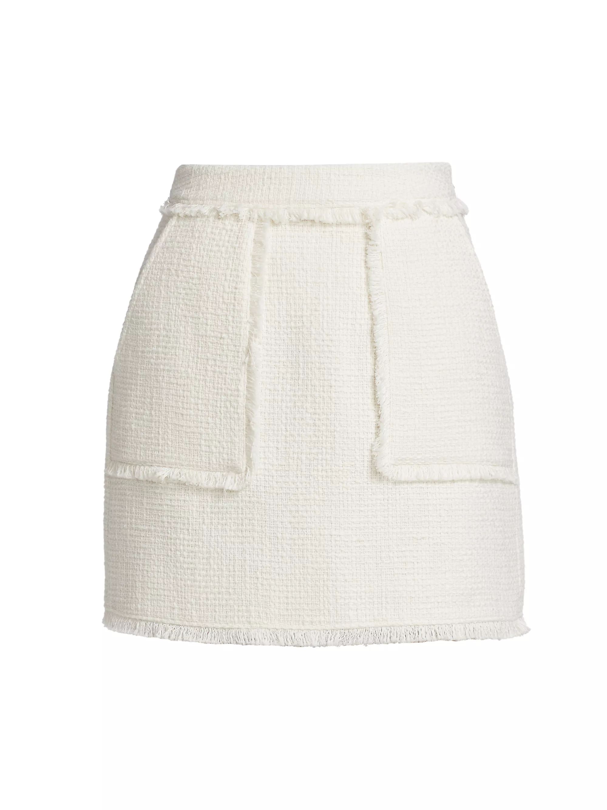 Jaycie Bouclé-Knit Miniskirt | Saks Fifth Avenue
