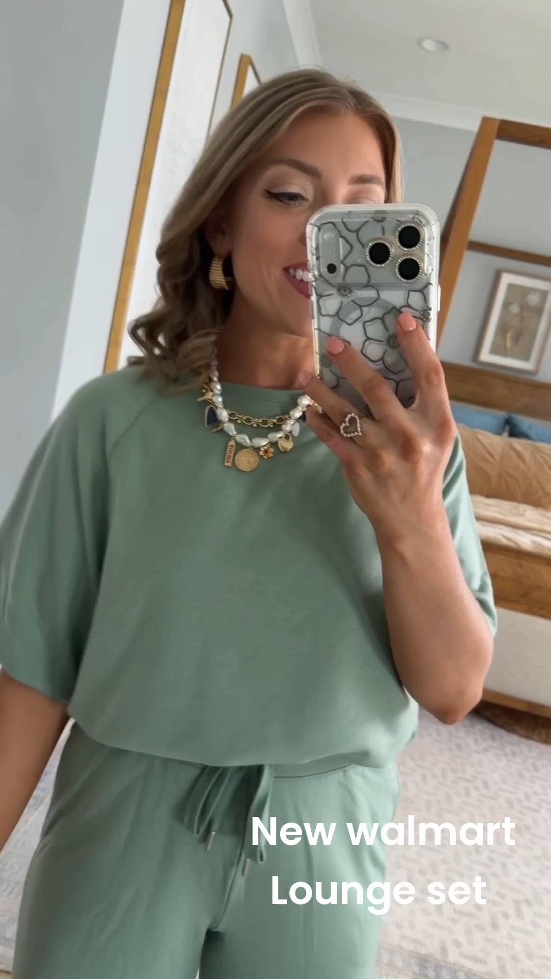 Comfort meets cute with this Walmart lounge set 🌿 This flowy sage green set is lightweight, flattering, and so easy to throw on with an oversized denim jacket for an elevated everyday look. Perfect for travel, errands, lounging, or grabbing coffee while still looking put together.

#WalmartFashion #WalmartStyle #WalmartNewArrivals #LoungeSet #TravelOutfit #CasualStyle #DenimJacket #EverydayFashion #AffordableStyle #ComfortableFashion #MomStyle #OOTD #FashionFinds #FallTransitionStyle #WalmartFinds

#LTKootd #LTKPetite #LTKmomlife