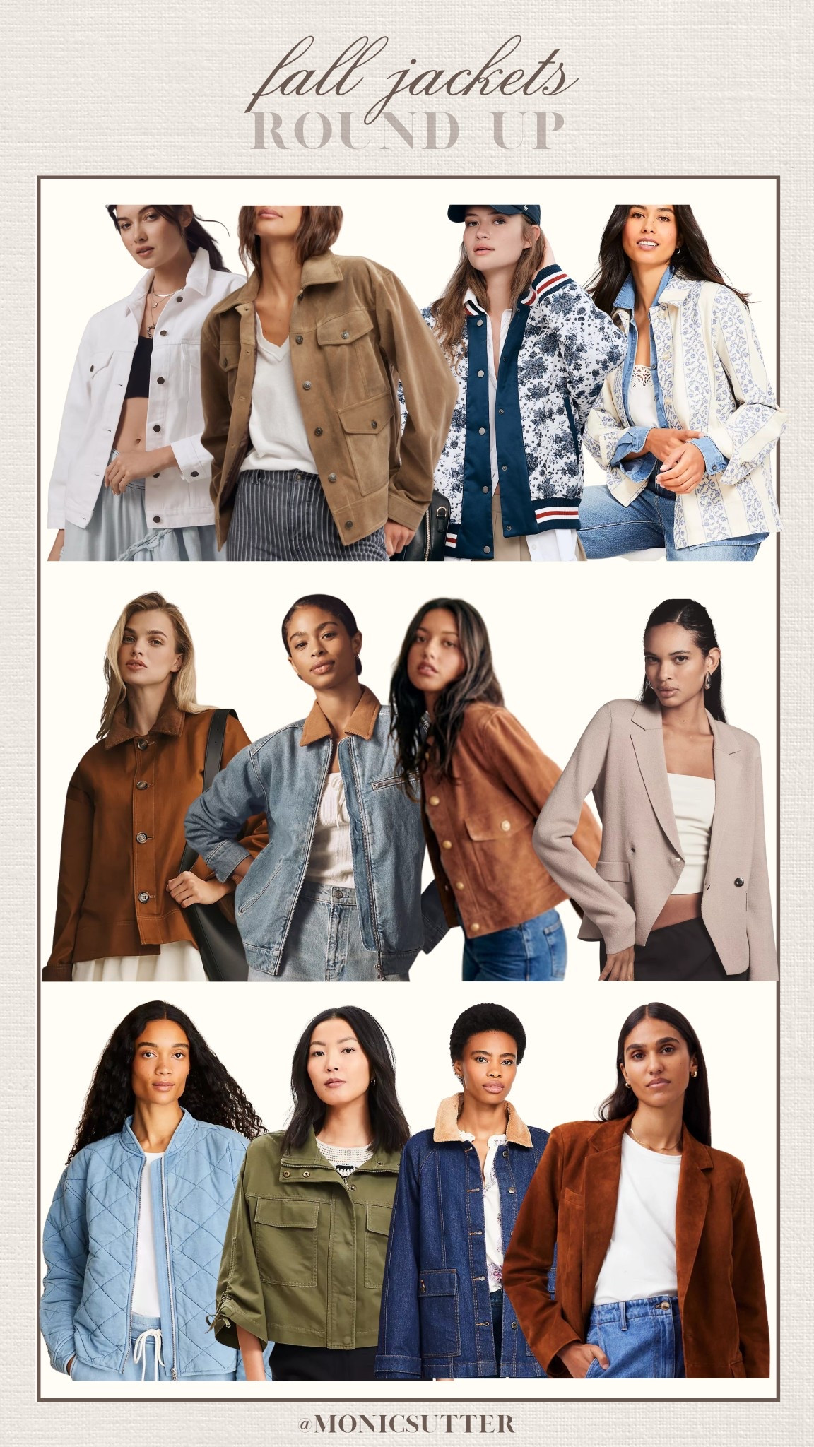 Fall jackets round up! It is never too early to start preparing for fall! 

Fall fashion. Fall outfits. Mom fashion. Trendy fashion. Petite fashion. Jackets

#LTKPetite #LTKSeasonal #LTKStyleTip