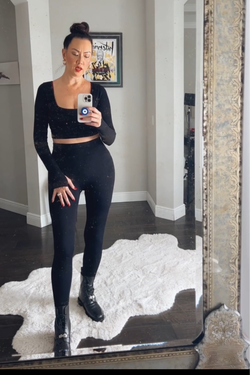 Amazon thick and stretchy yoga set. Perfect for the Fall. Pants are high waisted and It holds me in all the right places .

#LTKworkwear