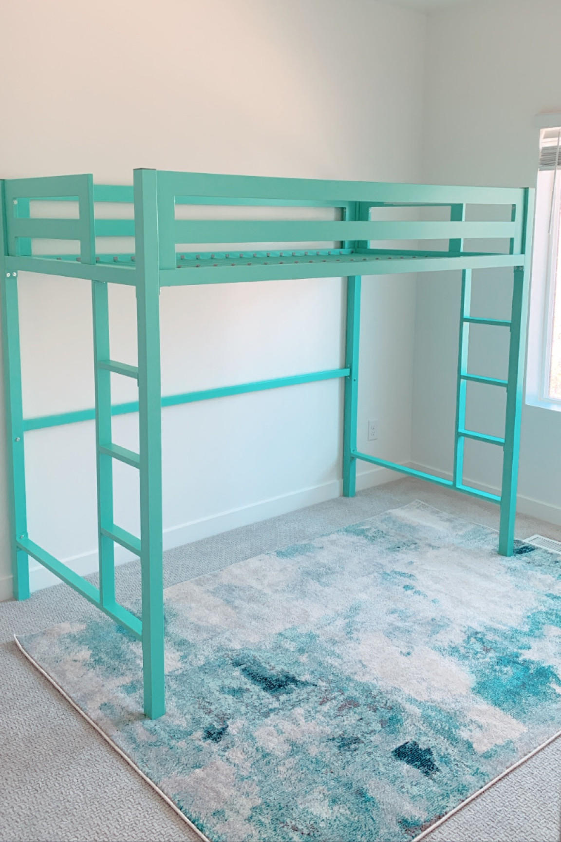 My daughters aqua boho room is coming along.. loft bed complete 

#LTKhome #LTKkids #LTKstyletip