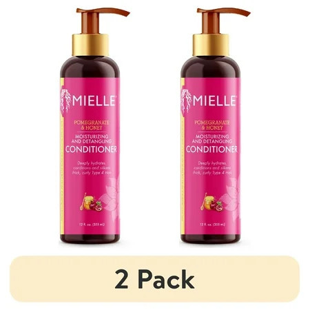 (2 pack) Mielle Pomegranate & Honey Moisturizing and Detangling Conditioner 12 fl oz Pump | Walmart (US)