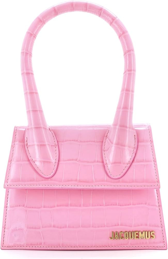 Amazon.com: Jacquemus, Pre-Loved Le Chiquito Moyen Bag Leather Moyen, Pink : Amazon Luxury | Amazon (US)