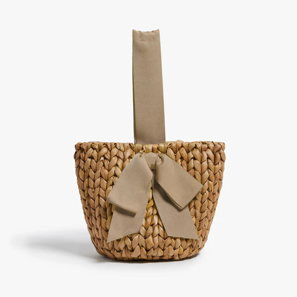 Pamela Munson x Atlantic-Pacific - Petite Isla Bahia Basket Bow Dark Sand | Pamela Munson