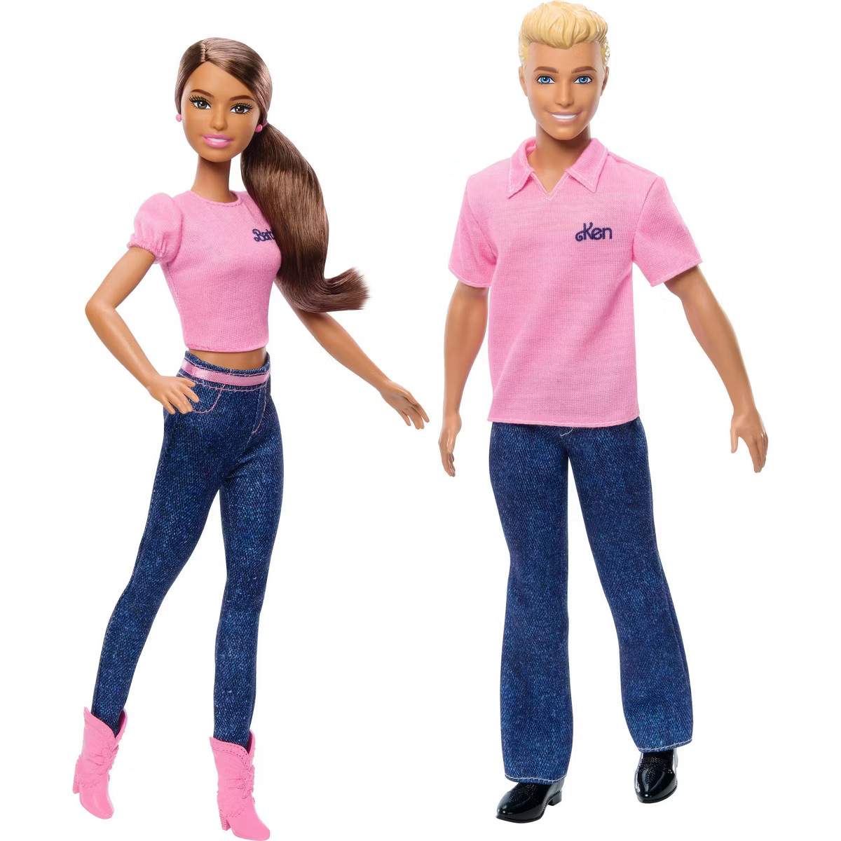 Barbie Fashion Jeans Doll 2pk, Barbie and Ken in Flashback Playback Collection for Mattel 80th An... | Target