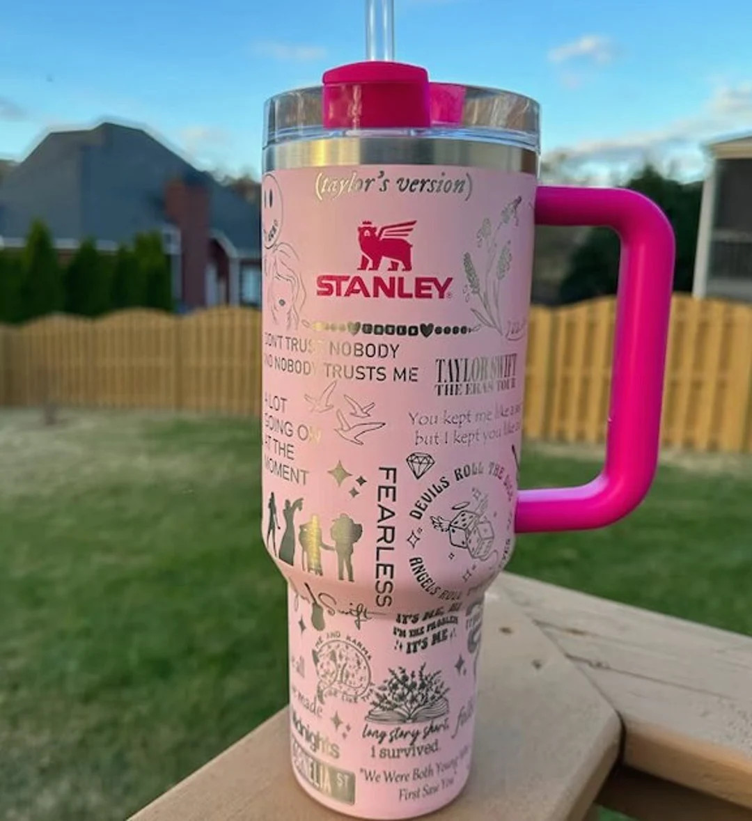 The Eras Tour Stanley Tumbler Engraved 30oz/40oz Wizard 40oz - Etsy | Etsy (US)
