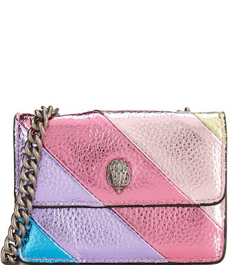 Micro Metallic Rainbow Kensington Crossbody Bag | Dillard's