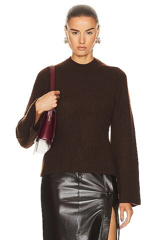 Loulou Studio Kota Sweater in Brown | FWRD 