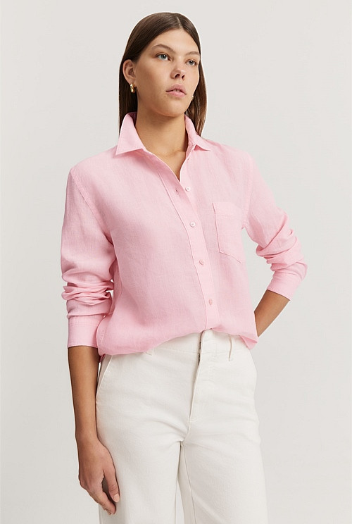 Organically Grown Linen Shirt | Country Road