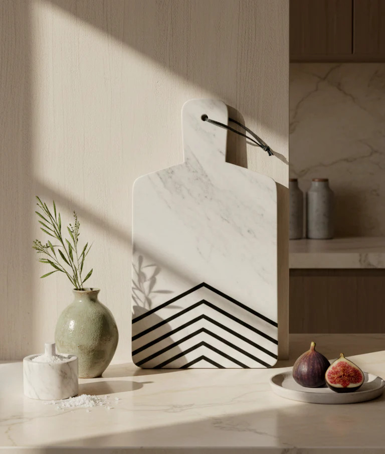Brodi Marble Board | Pepper + Vetiver