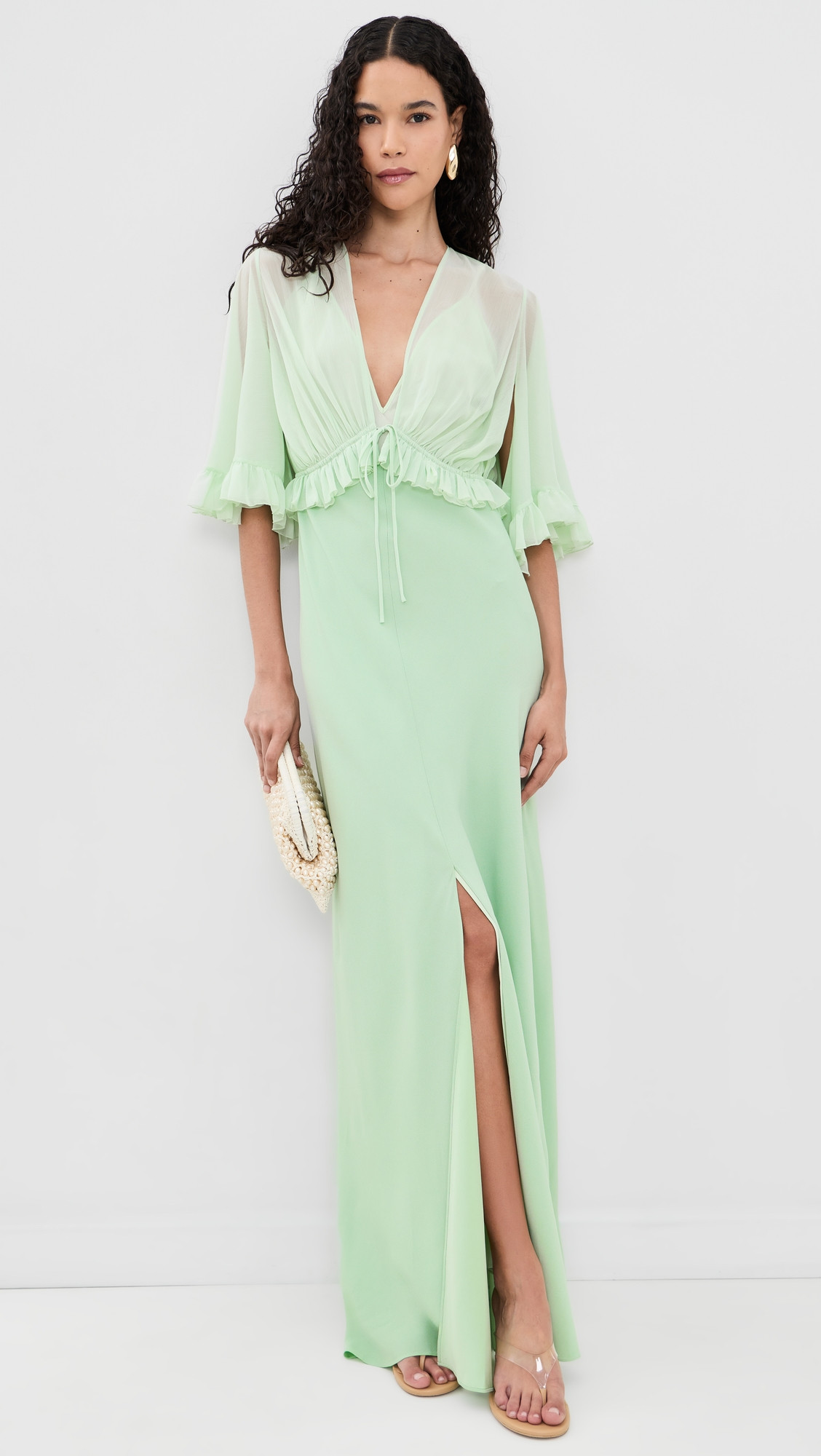 ALEXIS Alloro Dress Sage XL | Shopbop