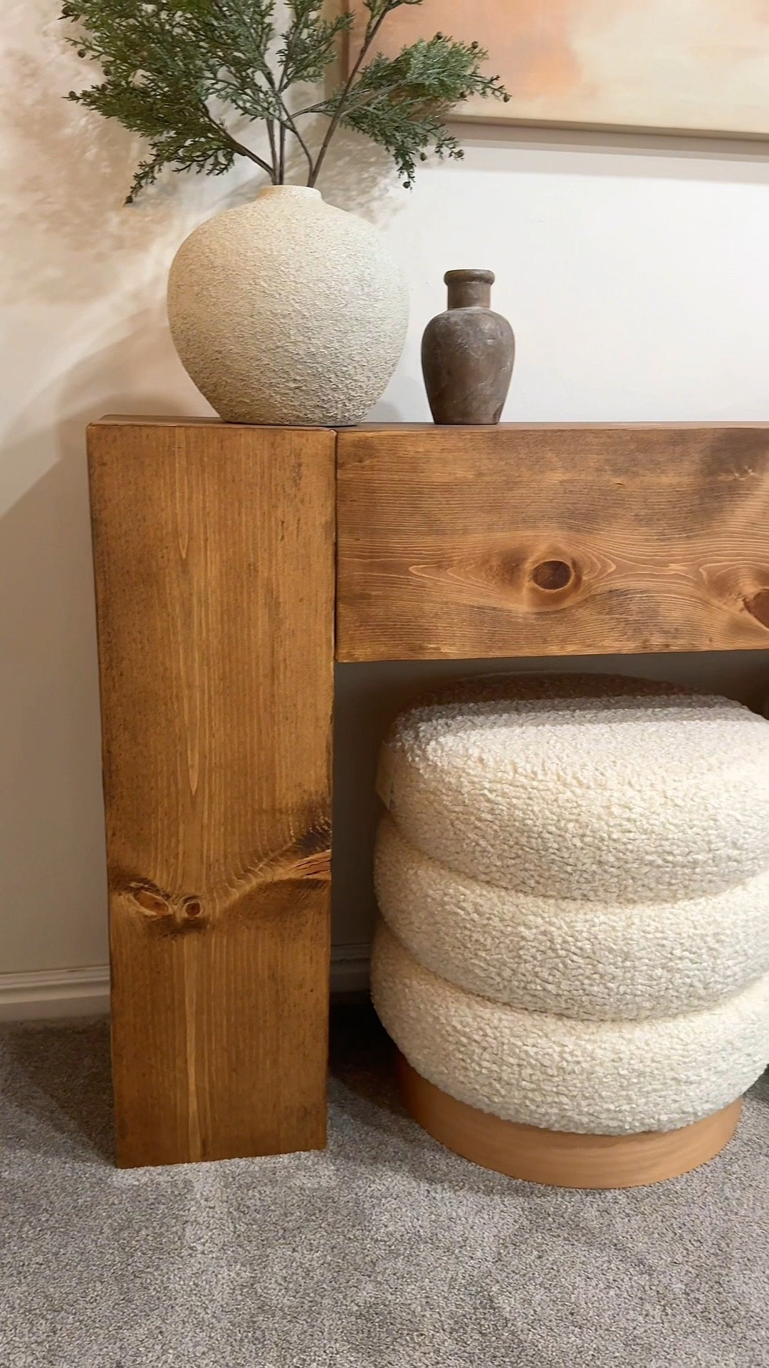 Beautiful ottoman poufs for my console table. I LOVE them! 

#LTKHome