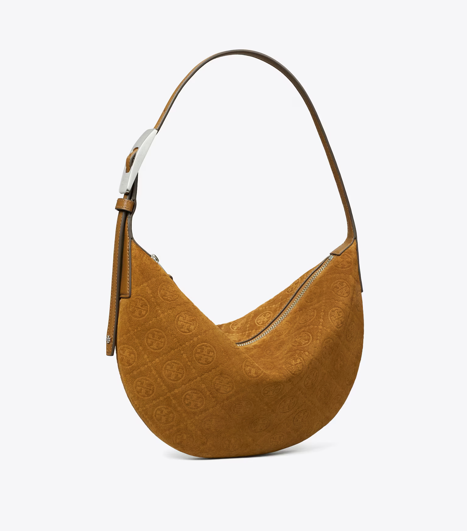 T MONOGRAM SUEDE SMALL BALLOON BAG | Tory Burch (US)