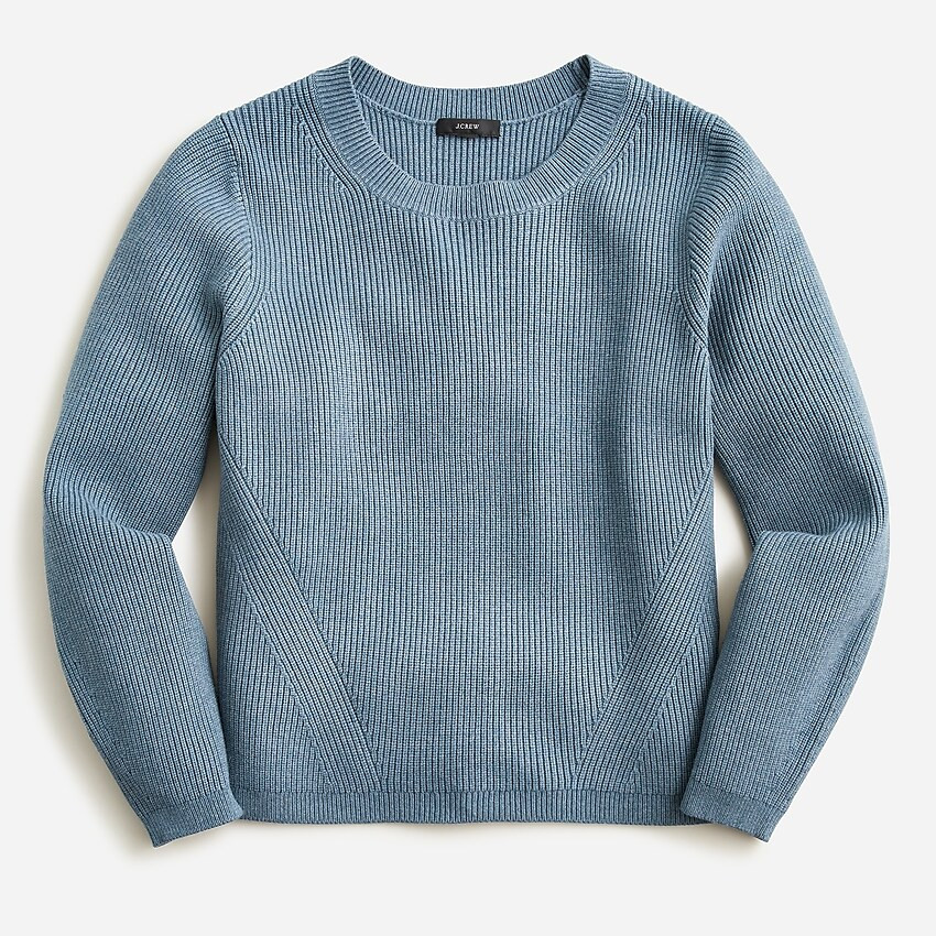 Ribbed stretch crewneck sweater | J. Crew US