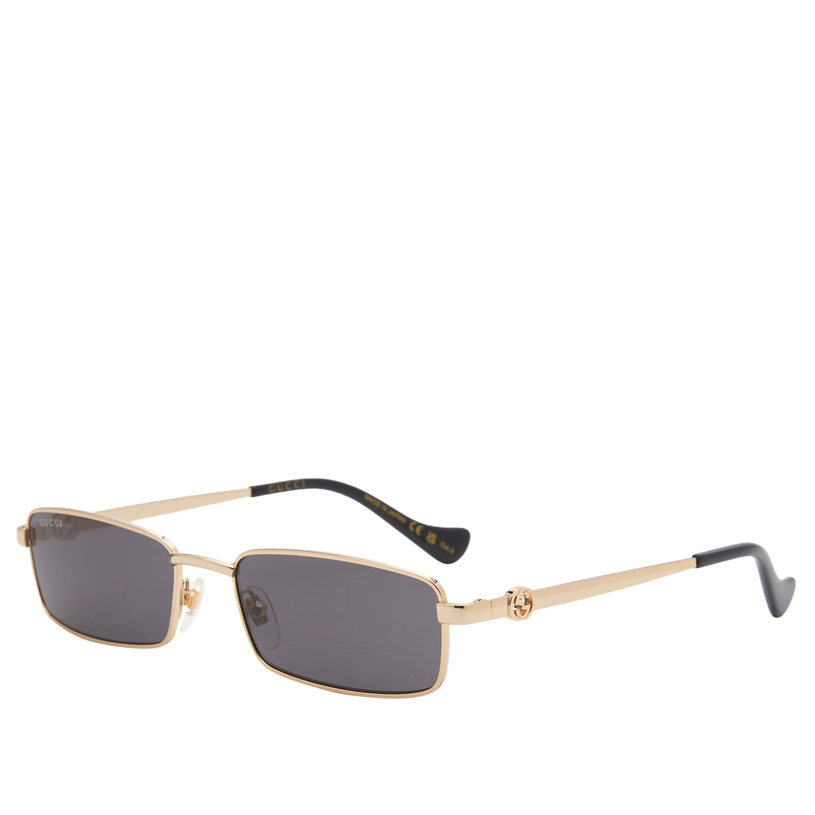 Gucci Women's GG1600S Sunglasses in Gold/Grey | END. Clothing