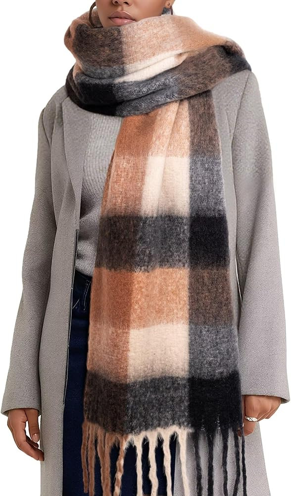 Colorful Winter Scarf for Women - Warm Chunky Blanket Scarves,Trendy Christmas Gifts & Stocking S... | Amazon (US)