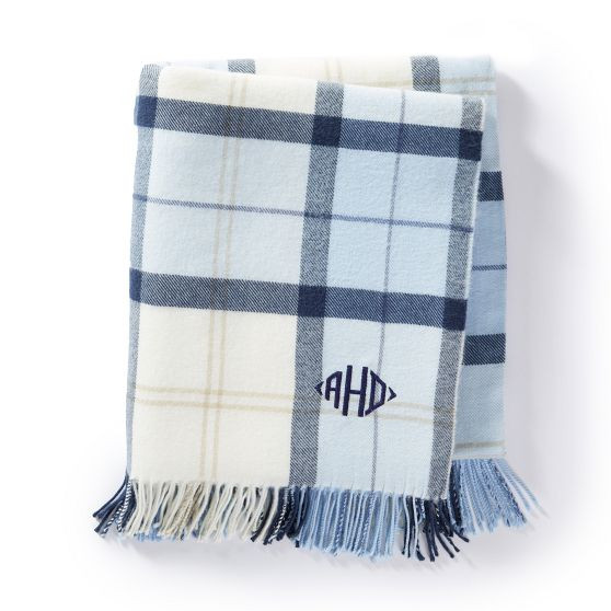 Italian Plaid Throw Blanket | Mark and Graham