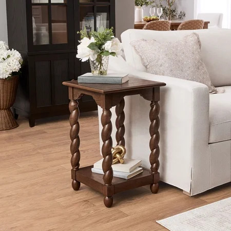 My Texas House Lewis End Table, Warm Brown | Walmart (US)