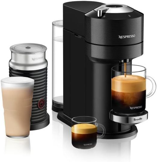 Nespresso Vertuo Next Premium Coffee and Espresso Machine by Breville with Milk Frother, Black, S... | Amazon (US)