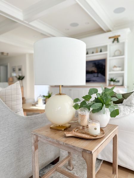Only $100 and back in stock! My square accent table from Studio McGee x target. Living room furniture, end table, affordable, living room furniture, design, decor, lamp, cream, white, visual comfort, neutral home 

#LTKsalealert #LTKstyletip #LTKhome