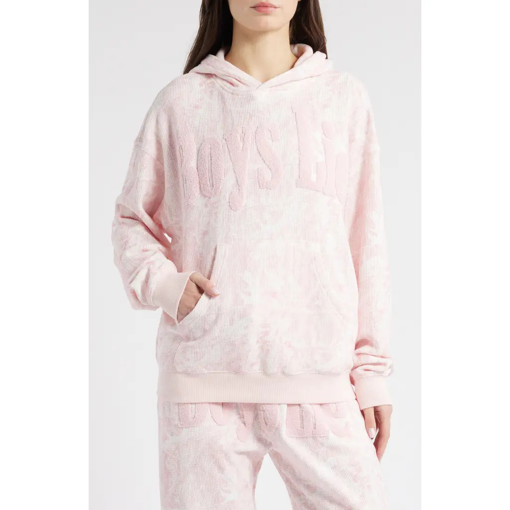 BOYS LIE Manhunt Racer Hoodie in Pink at Nordstrom Rack, Size X-Small/small | Nordstrom Rack