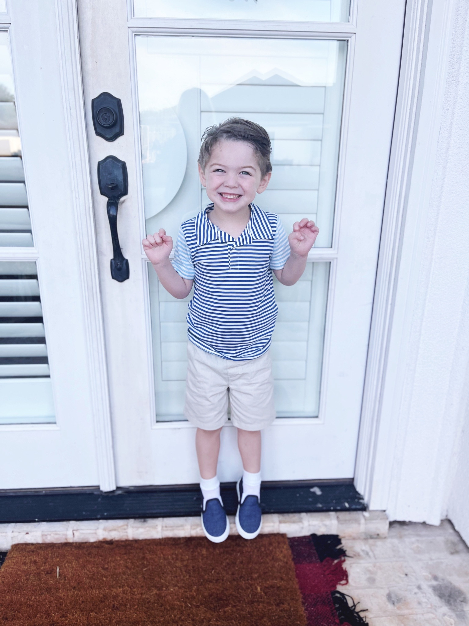 Um can we talk about how adorable Jack is? Seriously, he’s my little model child. Jack had a preschool interview this morning, and he was so excited to dress like a big boy! His outfit is currently 24% off at Carter’s! 

#LTKkids #LTKfamily #LTKunder50