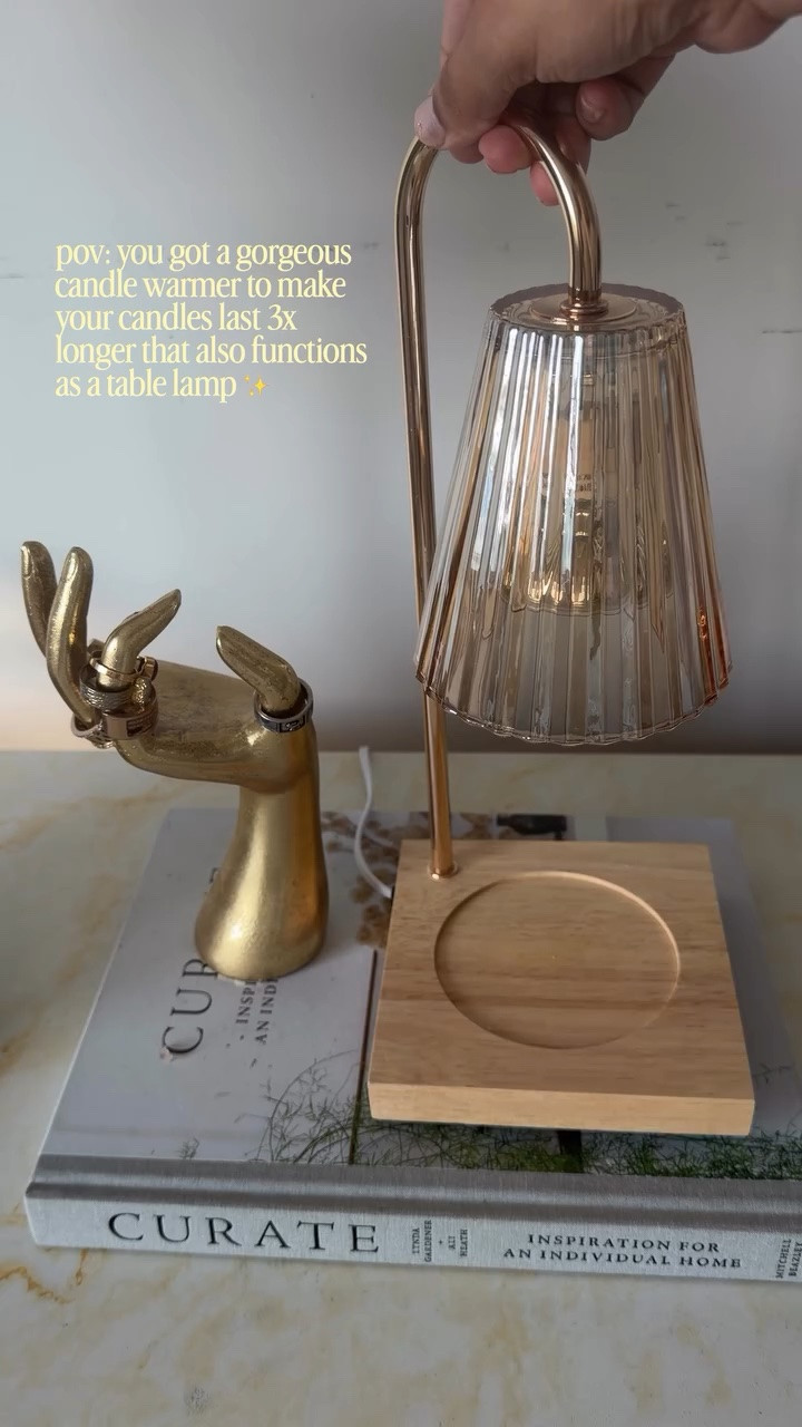 so this is love 🥹🦢

5 reasons why I love it and will only be gifting these lamps to everyone 
1) you don’t need to use a match or lighter to light the candle - the lamp melts the wax which then gives off the scent off the candle without the need to light the wick.
2) you can also light the lamp and leave the house with no burn risk and come back to a scented house.
3) the brighter you set the lamp the faster the candle wax melts
4) safer if you have children around
5) it can also be a bedside lamp.

#candlelamp #candleburner #homeaesthetics #homefinds #special