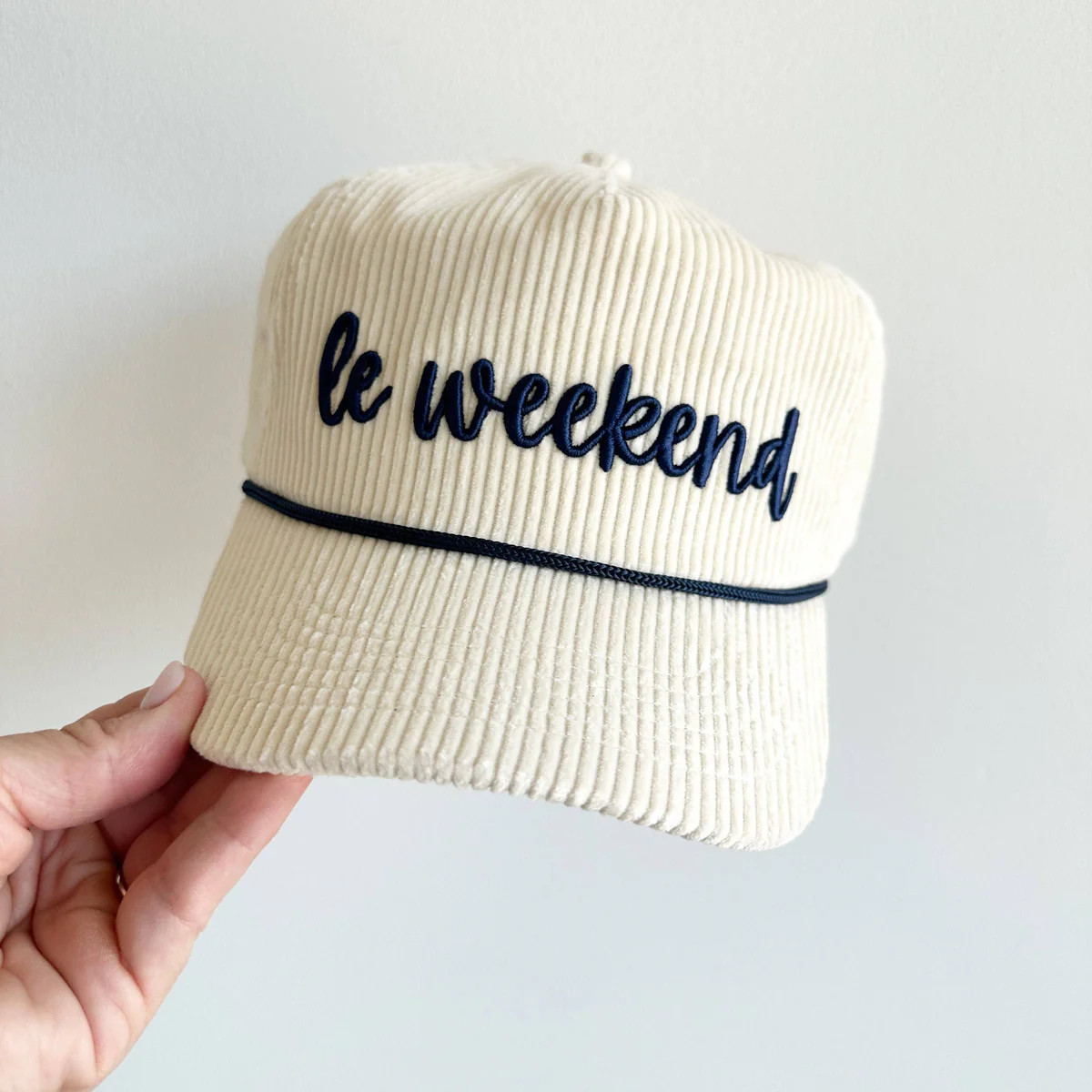 Le Weekend Corduroy Trucker Hat | The Collection Texas