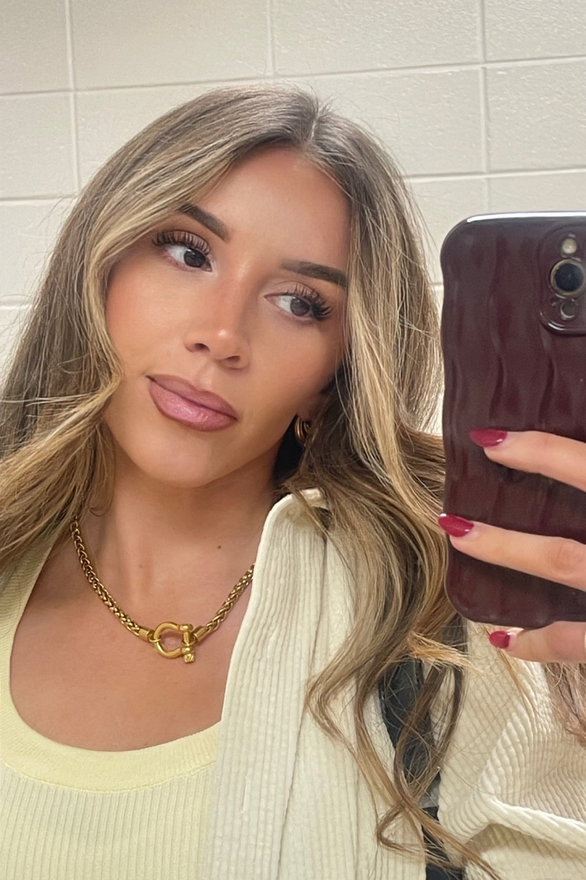 new favorite necklace and it’s so affordable! Great gift for the girlies this holiday #jewelry #goldjewelry #necklace 

#LTKbeauty #LTKGiftGuide #LTKfindsunder100