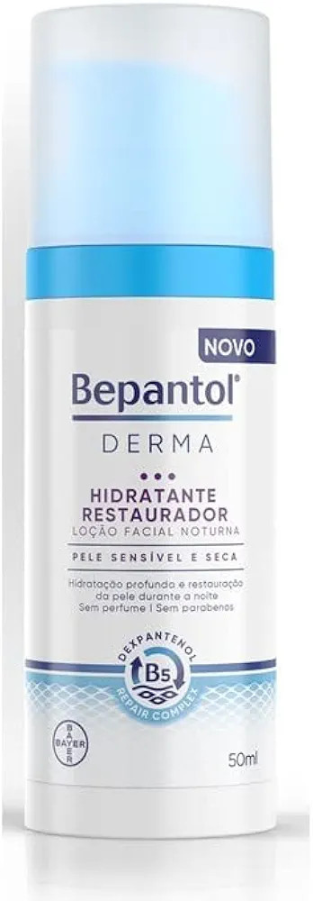 Bepantol Derma Hidratante Facial, Creme Facial, Hidratante Facial Noturno, Loção HIdratante Res... | Amazon (BR)