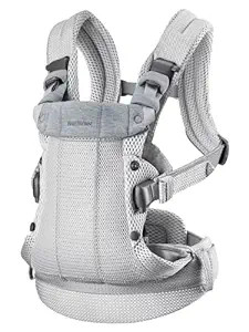 BabyBjörn Baby Carrier Harmony, 3D mesh, Silver | Amazon (US)