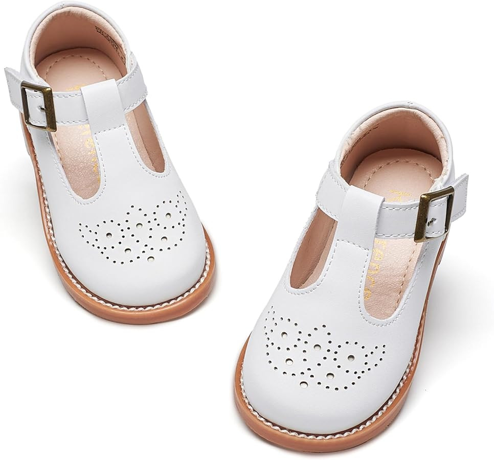 Kiderence Toddler Little Girls Mary Jane Dress Shoes School Oxford for Girls Flats | Amazon (US)