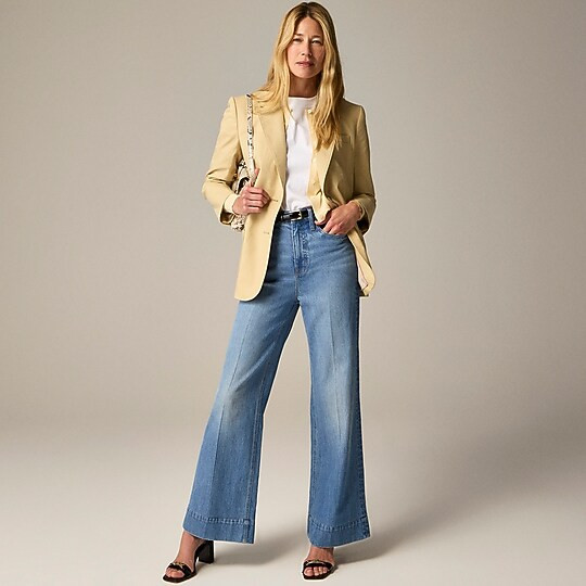 Denim trouser in Chambray blue wash | J. Crew US