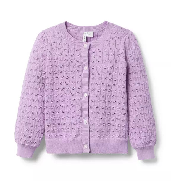 Pointelle Cardigan | Janie and Jack